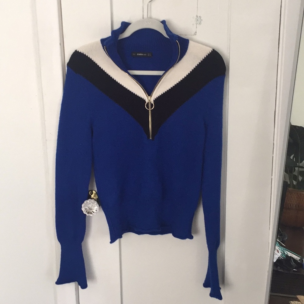 Zara zip sweater